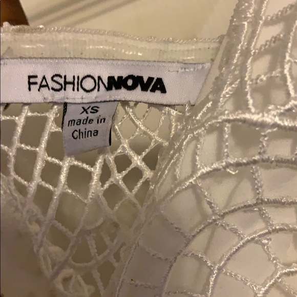 All white jumpsuit - Picture 2 of 3